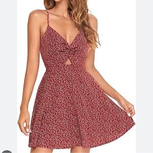 Red Fit and Flare Dress